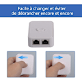 Miniatyrbillede 3 af 5: 2-ports netværksswitch, RJ45, 2-ports netværksswitchvælger, 100 m 2 i 1 eller 1 input 2 outputs