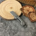 Miniatyrbillede 1 af 5: IC Mini Lomme Folding Nøglering Knive Udendørs Bærbart Værktøj Fing