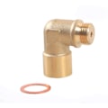 Miniatyrbild 1 av 5: IC 90° mässings syrgassensor adapter felljusskärm M18 * 1,5