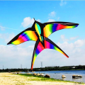 Miniatyrbillede 1 af 5: Regnbue Fugl Drager med Håndtag Line Nylon stof Swallow Kite