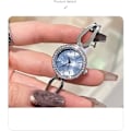 Miniatyrbillede 4 af 5: IC Dammode Quartz Armbåndsur Elegant ur til kvinder Vandafvisende rustfrit stålrem Luksusur