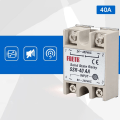 Pikkukuva 1 / 5: IC Enfas halvledarrelä SSR DC-styrd AC-spänning Reg SSR-40AA