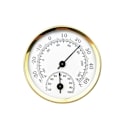 Miniatyrbild 2 av 4: Analog fuktighetstemperaturmätare inomhustermometer Guld