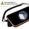 Miniatyrbillede 4 af 5: IC Telefonledning med strop, universal elastisk snor og holder til telefoncover