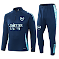 Miniatyrbillede 1 af 2: 2425 Ny Spanien Portugal Brasilien Voksen Langærmet Fodbold Træningsuniform Sæt Arsenal/Royal Blå Arsenal/Royal Blue S