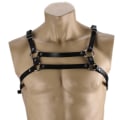 Miniatyrbilde 1 av 5: IC bröstsele i konstläder för män bondage clubwear co