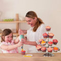 Miniatyrbilde 5 av 5: Set med 58 bakverkstips i rustfritt stål med 48 tips for kake