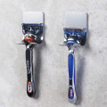 Miniatyrbillede 3 af 5: IC 2 stk. Hulfri barbermaskineholder Opbevaringsskuffe Vægbarberhylde Sort