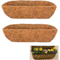 Miniatyrbillede 1 af 4: IC 2 stk. Kokosnødsindsatser til blomsterkasser