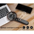 Pikkukuva 3 / 5: IC USB-kädessä puhallin, 3500mAh ladattava kannettava kädessä puhallin, hiljainen puhallin 5 säädettävällä nopeudella, kannettava puhallin kotitoimistoon Musta