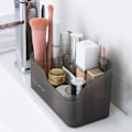 Miniatyrbillede 5 af 5: Desktop Smink opbevaringsboks Diverse beholdere sort med gitter