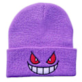Miniatyrbillede 1 af 5: Hætte Sticket Hat Varm Slouchy Gengar Vinter Manchet Termisk Lilla