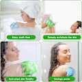 Miniatyrbillede 5 af 7: Pcs Asian Exfoliating Handsker, Dobbeltsidede Koreanske Exfoliating Handsker, Body Scrubbing Handsker til Bad SPA Exfoliating Vanter, Døde Hudfjernelse Handsker Green, yellow, pink, blue, rose red 5 pcs