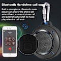 Miniatyrbillede 3 af 3: IC Mini Bærbar Mobiltelefonkort Subwoofer - Sort