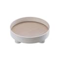 Miniatyrbild 1 av 6: Plastic Serving Tray, Makeup Storage, Desktop Storage for Snacks, Decor, White