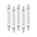 5-pack R7s 118mm 300W 230V - R7s halogen linjärlampa