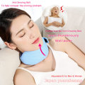 Pikkukuva 2 / 5: IC Säädettävä Stop Snoring Leukahihna Anti Snore Uniapneavyö Musta