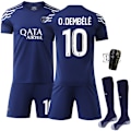 Miniatyrbillede 7 af 7: -25 nye sportsdragter 10 Dembele klubfodboldtøj nr. 30 Messi Paris tre udebanekampe Sanke No.19 #S
