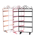 Miniatyrbillede 2 af 5: IC Smykke Display Stativ Holder Øreringe Hængere 48 Huller Stativ Orga Mørkebrun 15cm * 29cm/5.9\" * 11.4\"