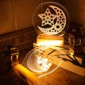 Miniatyrbillede 3 af 3: IC Dekorativ LED-lampe med 3D-pynt i bunden