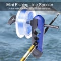 Miniatyrbild 5 av 5: IC Fiskeverktyg Bärbar Fiskelina Winder Reel Line Spooler Hej Vit Röd One Size