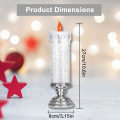 Miniatyrbilde 2 av 5: IC Led 7 fargeskiftende oppladbare flammefri lys