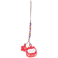 Miniatyrbild 3 av 4: Japanska biltillbehör Kattväska Hänge Japanskt Halsband Japansk Katt Hängande Hänge Lyckokatt Klocka Hänge Nyårspresent (12x2cm, Röd) IC