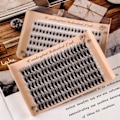 Miniatyrbild 4 av 5: 6 rader individuella fransar Mjuka Tjocka 10 MM10D 10D - hög kvalitet