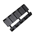 Miniatyrbillede 1 af 5: IC 1. st. 11 mm til 22 mm Snap-in Skinnemonteringsadapter med fjeder Doveta