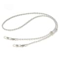 White Pearl Beaded Glasses Chain, Eyeglasses Sunglasses Lanyard