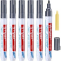 Miniatyrbild 1 av 5: IC Kakelfogpenna Wall Grout Restorer Pen Repair Marker Grout Filler Penna för väggkakelrestaurering Badrumsgolv (mörkgrå)
