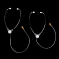 Miniatyrbilde 3 av 5: IC Hørselsapparat Stetoskop Tester Binaural Lytte-rør For Test A1