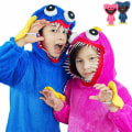 Miniatyrbillede 1 af 5: IC Hubby Wubby Poppy Lektid Cosplay Kostume Pyjamas Halloween Blå S