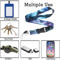 Pikkukuva 5 / 5: Sininen Lanyard ID-kortinpidin, mustalla Safe-Release-soljella ja IC:llä
