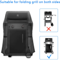 Miniatyrbillede 3 af 5: Grilldæksel, vandtæt cover til gasgrill, 77 x 67 x 110 cm, sort