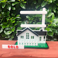 Miniatyrbillede 4 af 5: IC Fastighetsvisitkortshållare Display för Realtor Business O Blå