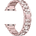 Miniatyrbilde 1 av 5: Bånd kompatibel med Apple Watch Band 38mm 40mm 41mm  iWatch Series, Metallarmbånd Justerbart Armbånd