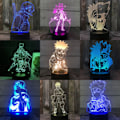 Miniatyrbillede 4 af 5: IC 3D-natlampe Naruto Team Uzumaki Naruto LED-natlampe