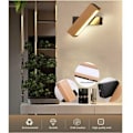 Miniatyrbild 3 av 3: LED-sänglampa för sovrum, sänglampa lämplig för sovrum/vardagsrum/hall/trappa/hotell/badrum