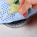 Miniatyrbillede 3 af 4: Aftapningsdæksel /filter i silikone til håndvask, badekar, bruser Hvid