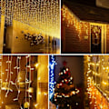 Pikkukuva 2 / 5: IC 32,8ft 400 LED:n jääpuikkovaloketju, 8 tilaa, vedenkestävä jääpuikko