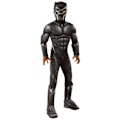 Miniatyrbillede 1 af 2: IC 2023 Sort Muskel Jumpsuit Panther Kostume til Børn Dyr Super Leopard Halloween Børn Purim Karneval Cosplay CNMR XL XL