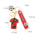 Miniatyrbillede 5 af 5: VM 2022 stjärntröja nøglering fodbold nøglering vedhæng - Portugal nr. 7 Ronaldo (5 stk) IC