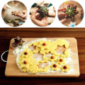 Miniatyrbild 3 av 5: IC 5 st Rostfritt stål Lilja Blomblad Form Form Fondant Cookie Tool