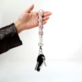 Miniatyrbilde 4 av 5: Makrame Nøkkelring Håndlaget Wristlet Nøkkelring Håndtak Snøre For Nøkler Søt Blomst Nøkkelring Nøkkelring For Kvinner IC