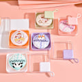 Miniatyrbillede 3 af 5: Makeup Tørrestativ Pudderholder Ægblander Blender Puff Pink