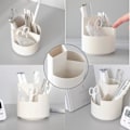 Miniatyrbillede 5 af 5: IC Cylinderholder til kosmetisk opbevaring 3 rum Roterende pen