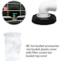 Pikkukuva 3 / 5: IC IBC-låsfilter, tvättbar IBC-tanklås i nylon med lås, IBC-tanktillbehör