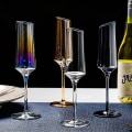 Miniatyrbillede 3 af 4: Kreativ Rødvin Champagne Glas Blyfrit Glas Transparent Røg Grå Ravglas Grå Grå 570ML