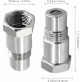 Miniatyrbillede 2 af 5: 2 stk. Oxygen Sensor Extender Spacer til Bilmotor Udstødningssystemer M18 x1.5, 45mm Lambda Sensor